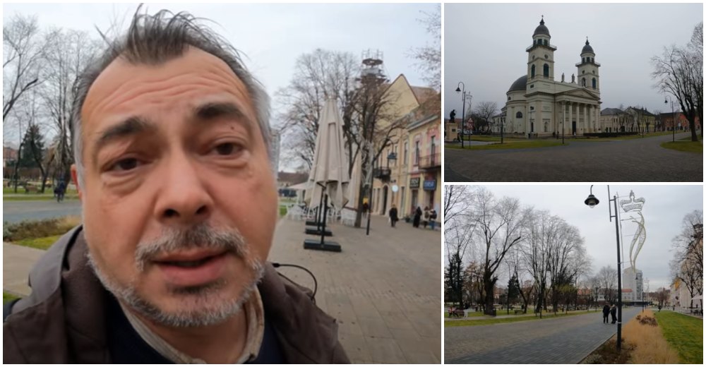 VIDEO. Turist/vlogger încântat de municipiul Satu Mare: ”curățenie, arhitectură elegantă și atmosfera relaxată”