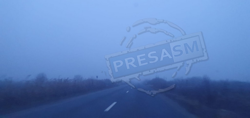 FOTO. Avertizare: ceață densă și risc de ghețuș! Lista localităților afectate în județul Satu Mare