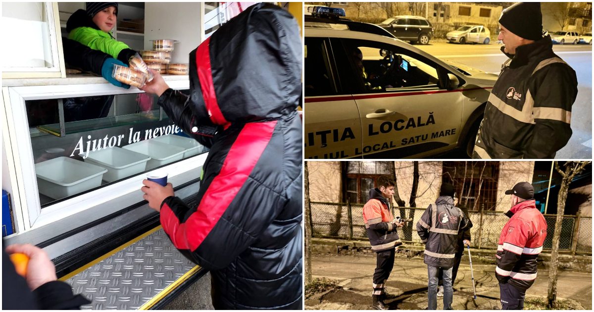 Sprijin pentru persoanele fără adăpost din Satu Mare, din cauza nopților geroase. Apel către sătmăreni