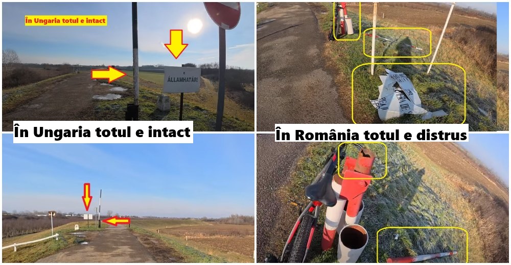 FOTO/VIDEO. Am intrat în Schengen, cu huligani cu toți. Imagini rușinoase la frontieră, în Satu Mare