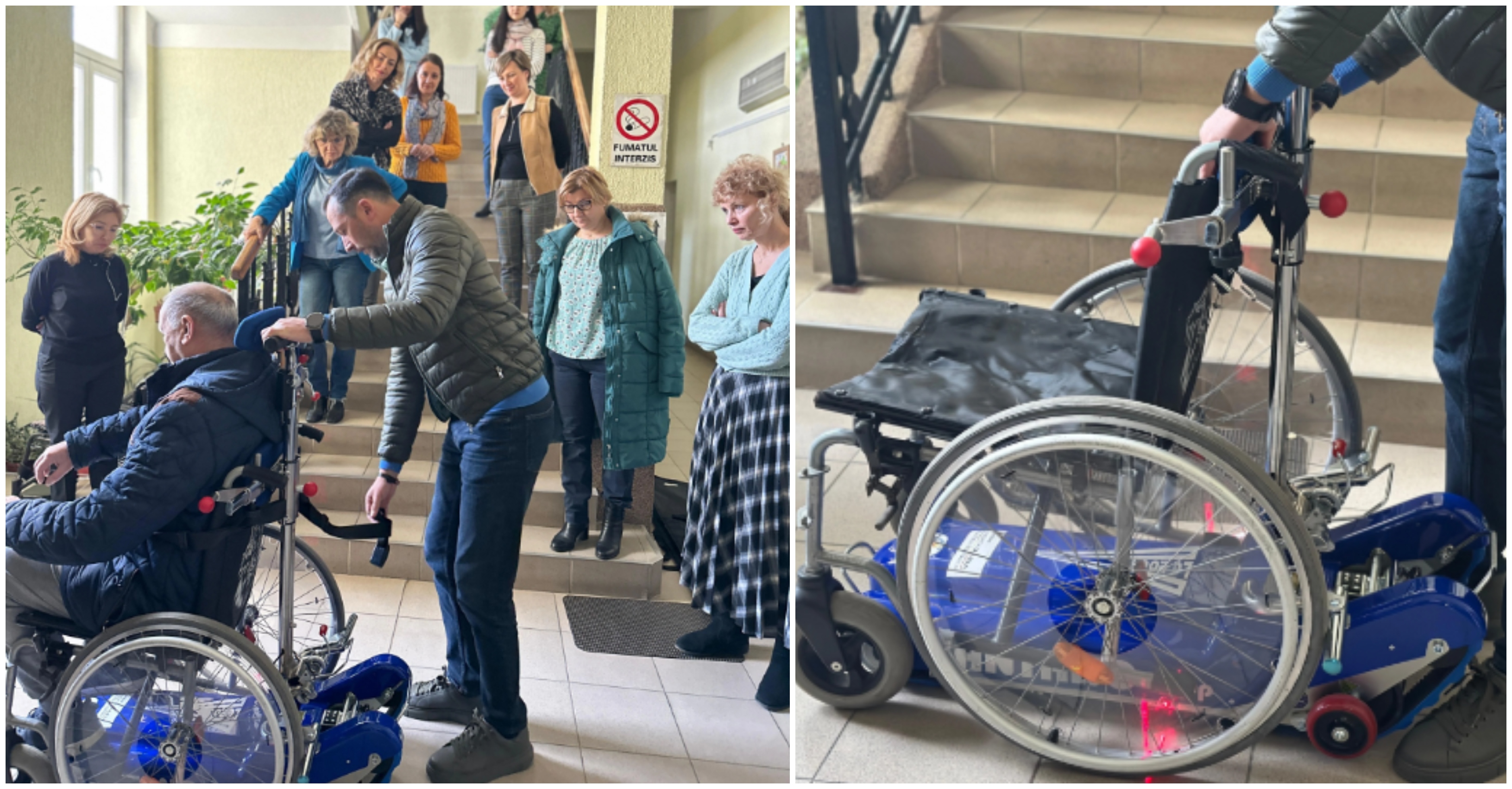 Caiac SMile dotează Centrele Județene de Resurse și Asistență Educațională (CJRAE) cu elevatoare pentru persoanele cu dizabilități, alături de noii parteneri ai proiectelor de mobilitate a asociației - Fundația Dacia pentru România