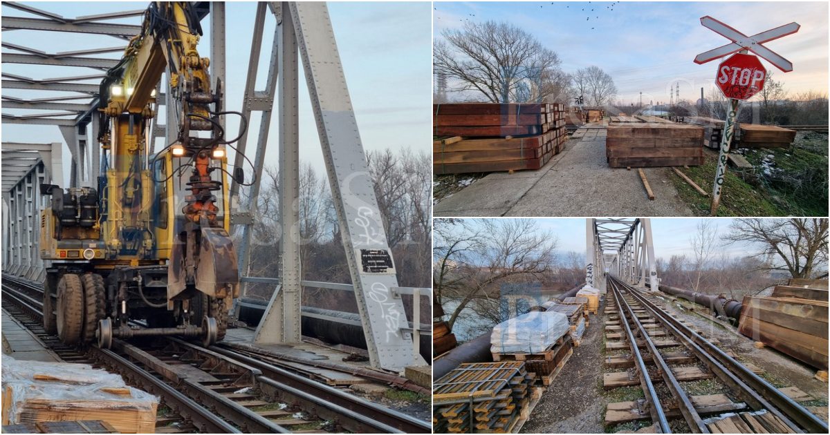 FOTO/VIDEO. Atenție dacă tranzitați Podul de Fier! Au început lucrările la calea ferată