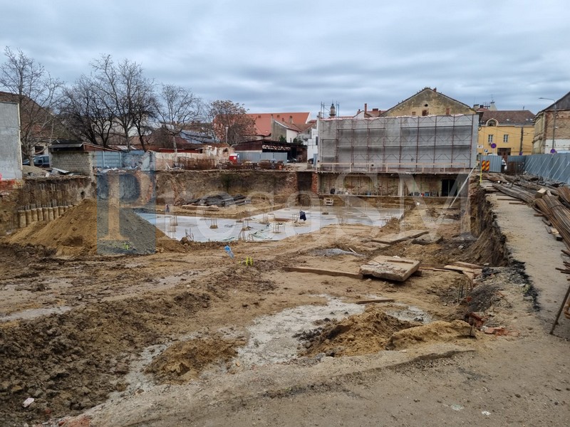 FOTO/VIDEO. Cum avansează lucrările la prima parcare supraetajată din municipiul Satu Mare