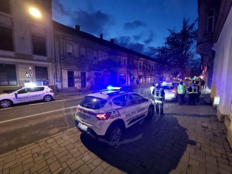 Polițist local rănit de un individ, în municipiul Satu Mare
