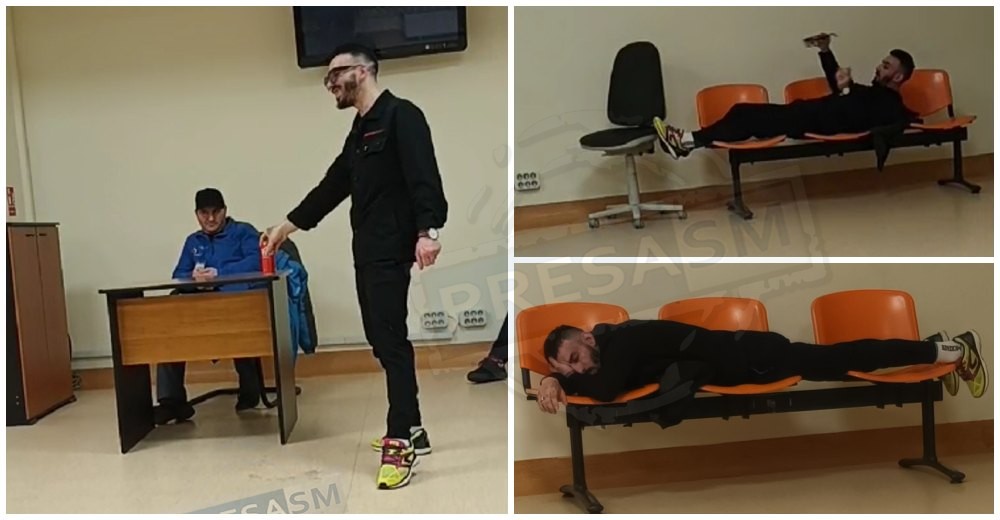 VIDEO. Gata, e prea de tot! Scene revoltătoare la UPU Satu Mare. Un pușcăriaș se ia de toți