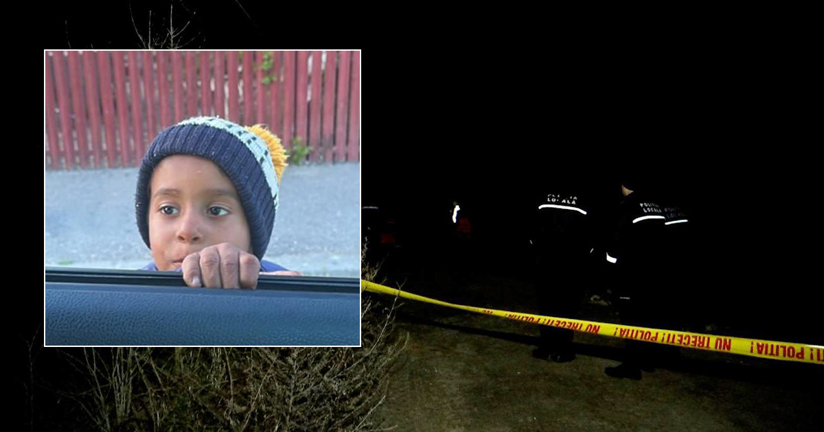 FOTO. Tragedie într-un județ din țară. Copil de 4 ani, dat dispărut, găsit fără suflare pe un câmp