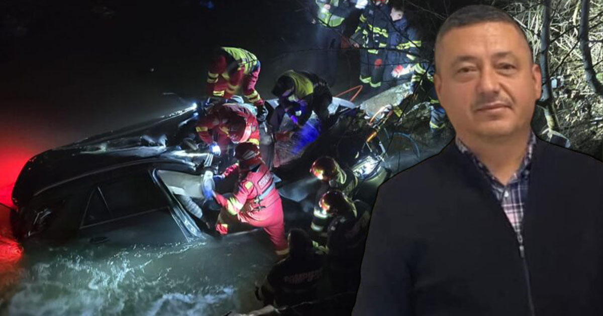 Polițiștii sătmăreni confirmă. La volanul mașinii răsturnate în râu se afla un bărbat. A și fugit de la locul accidentului