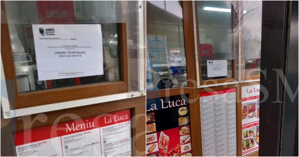 FOTO. Fast-food de lângă Spitalul Județean Satu Mare, închis de Protecția Consumatorilor. Ce nereguli ar fi fost găsite