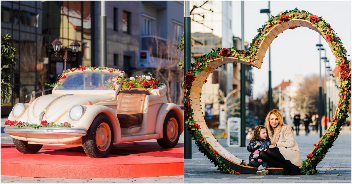 După inimioare și mașinuță, sătmărenii vor avea parte de o surpriză inedită de Valentine's Day. Punct foto spectaculos