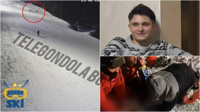 VIDEO. Momentul tragediei de pe pârtia de schi din județul vecin. Gabriel și-a pierdut viața la doar 23 de ani