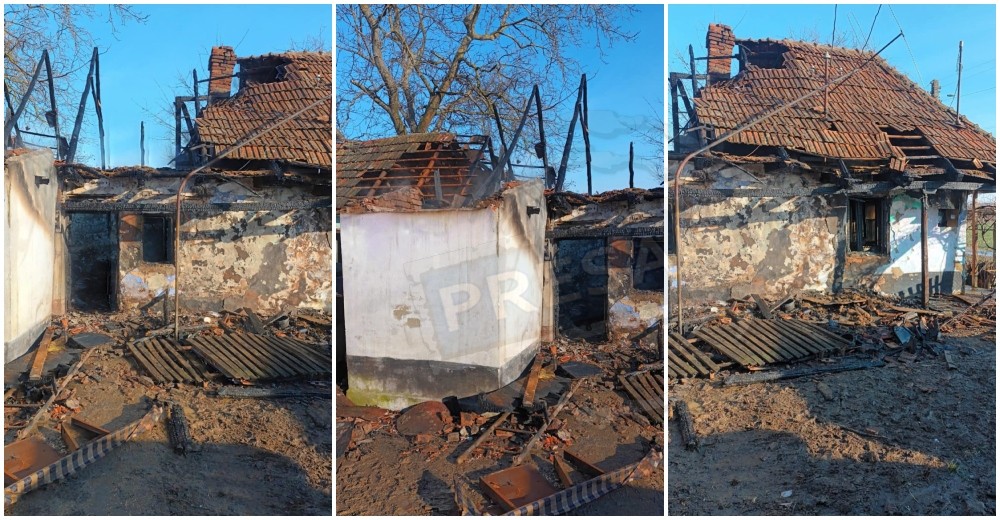 VIDEO. Incendiu devastator în Lazuri: O familie a rămas fără casă și are nevoie de ajutor