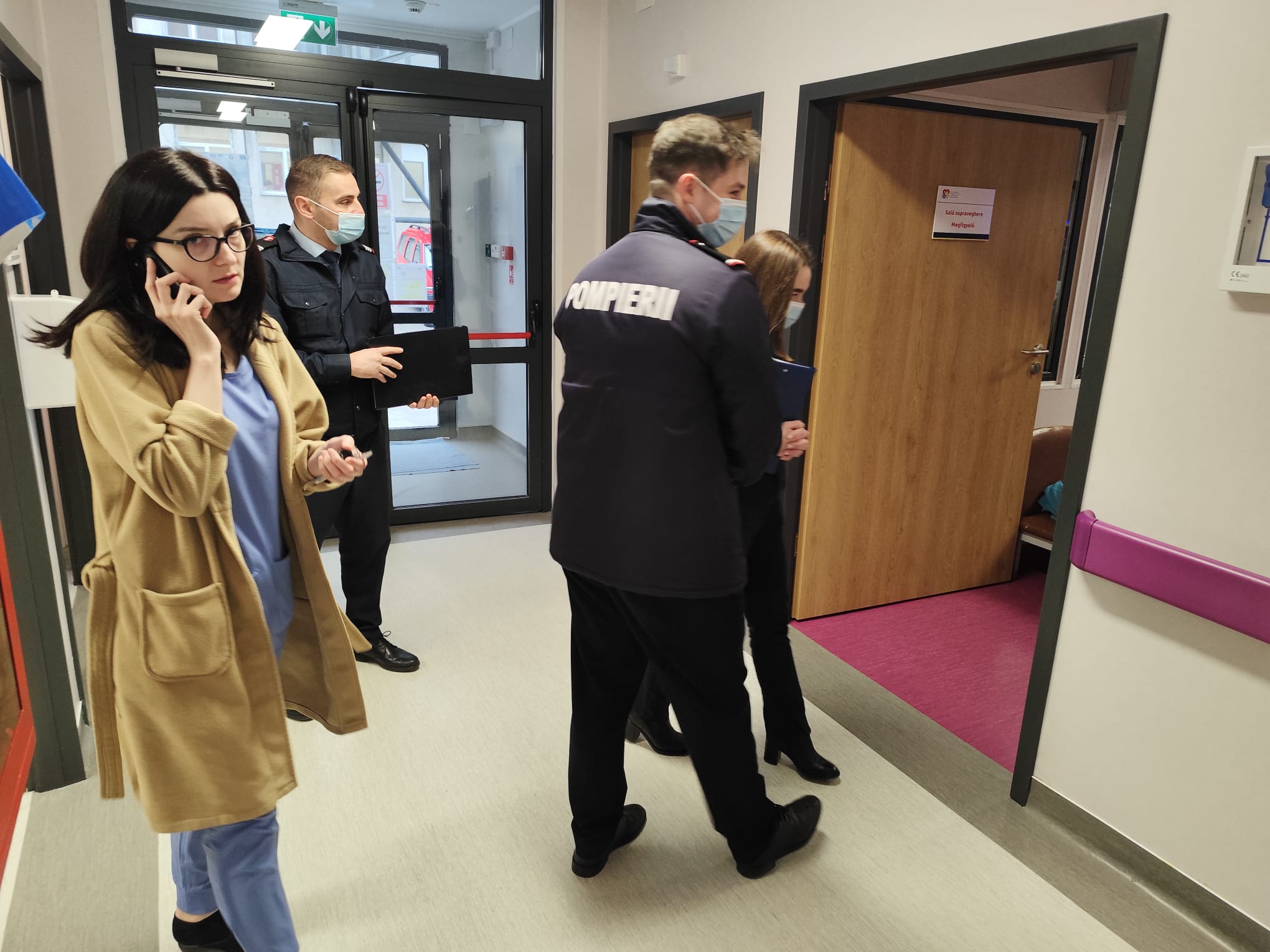 FOTO/VIDEO. Controale la sânge, antifumători, în Spitalul Județean Satu Mare, după ce s-a fumat pe secția pentru copii