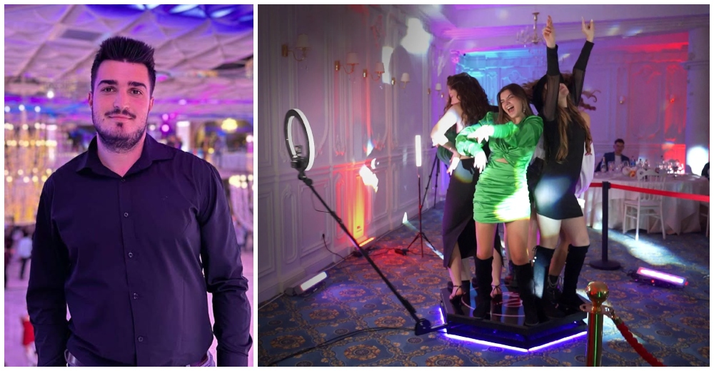 FOTO. Darius Olteanu, tânărul antreprenor care aduce un suflu nou în organizarea de evenimente în Satu Mare