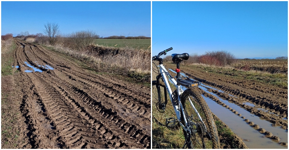 FOTO. Premiul pentru cel mai prost drum merge către...Boghiș-Oar, în județul Satu Mare