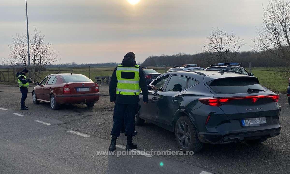 FOTO. Razii ale frontieriștilor sătmăreni pe drumurile către Petea și Urziceni. Amenzi de mii de lei