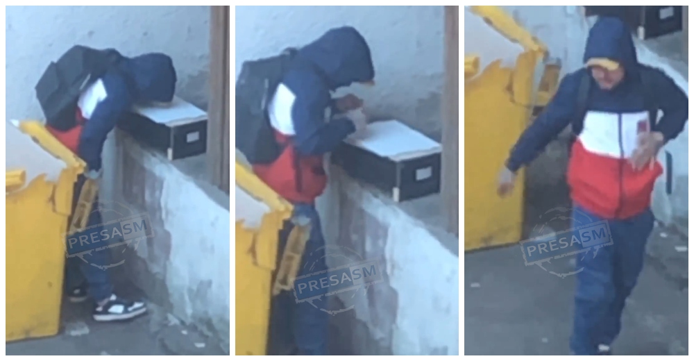 VIDEO. Un individ trage o ”liniuță” în plină stradă, în municipiul Satu Mare