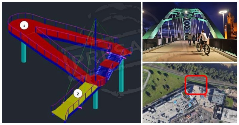 FOTO. S-a semnat! Se construiește pasarela care va lega digul Someșului de mall-ul NEPI/Shopping City
