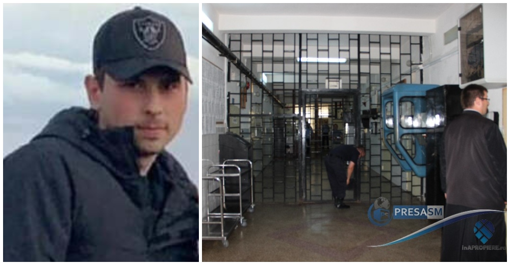 FOTO. Tânărul care l-a înjunghiat pe tatăl iubitei lui a mai primit niște ani. E în Penitenciarul Satu Mare