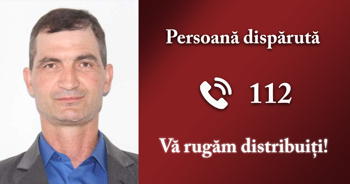 Bărbat dat dispărut. S-a urcat în trenul spre Satu Mare. De atunci e de negăsit