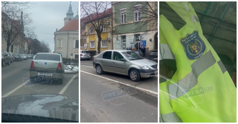 VIDEO. Polițist local tupeist, amendat în Satu Mare. A crezut că jacheta și statutul îl va scăpa