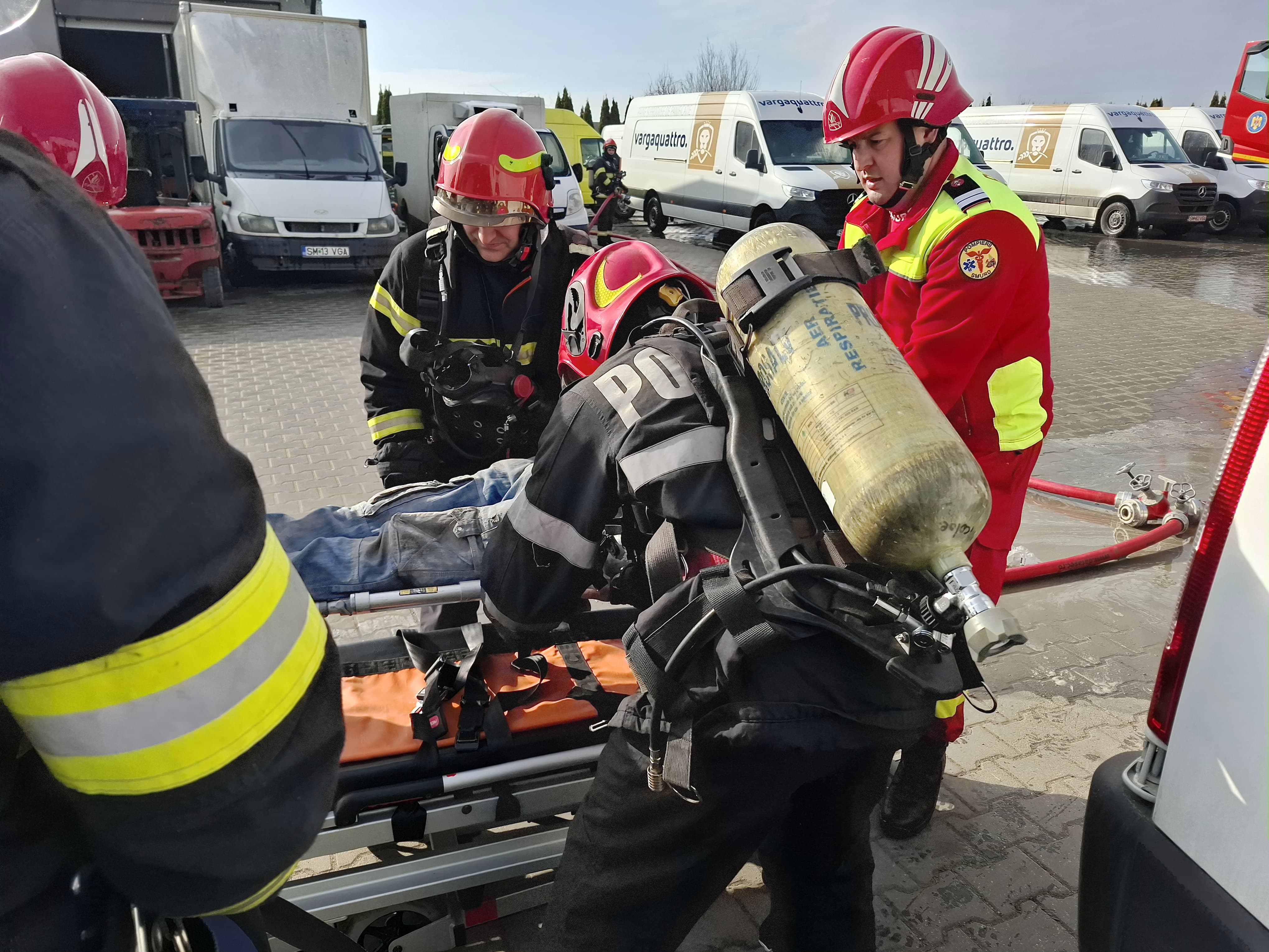 FOTO/VIDEO. Cutremure, incendii deosebit de periculoase și intoxicații?! Pompierii din Satu Mare sunt pregătiți