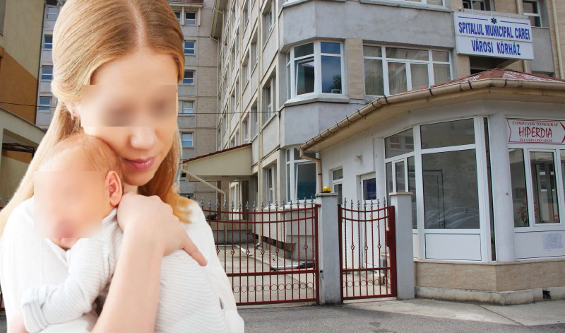 Experiența revoltătoare a unei mame cu bebeluș la Spitalul Municipal Carei: ”Am plâns de nervi”