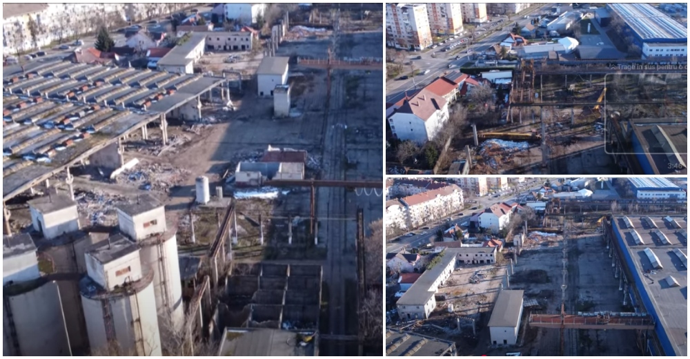 VIDEO. A început demolarea UNIO, emblema Sătmarului! Se construiesc mai multe supermarket-uri