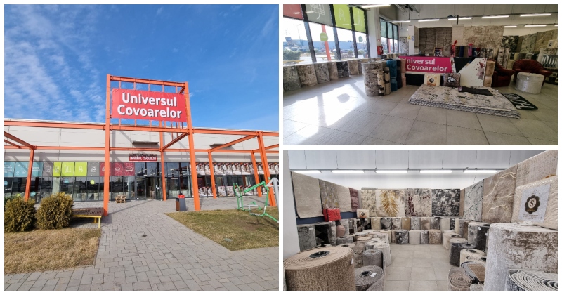 FOTO. Cel mai mare showroom de covoare din Satu Mare este în locație nouă, în parcarea Auchan