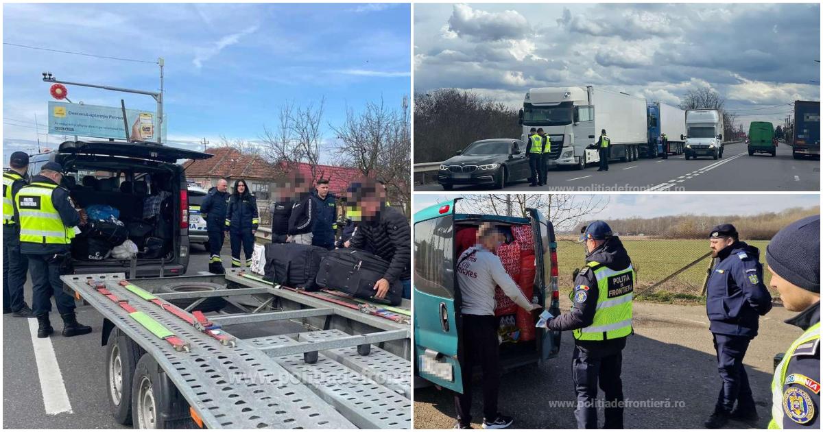 FOTO/VIDEO Filtre ale polițiștilor pe drumurile ce duc către Petea și Urziceni. Amenzi de zeci de mii de lei