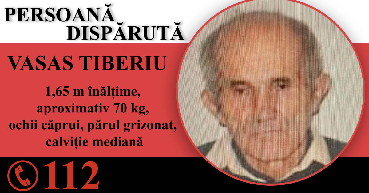 Un sătmărean a dispărut de acasă. Polițiștii și familia vă cer ajutorul