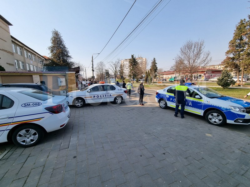 Accident dubios la Satu Mare: un bărbat fără permis a provocat un accident rutier și a încercat să scape cu o convenție amiabilă