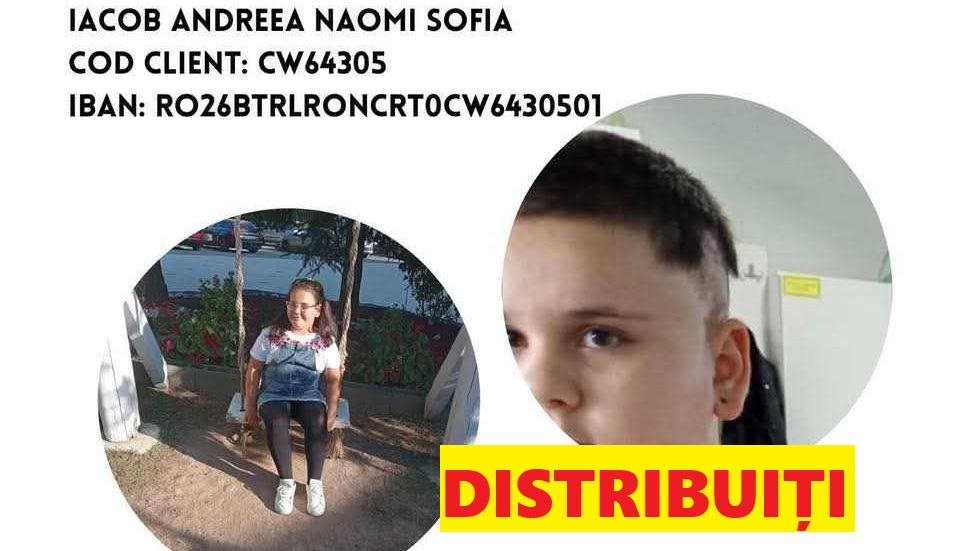 Andreea, fetița (10 anișori) care luptă pentru viață: Hai să o ajutăm să se întoarcă acasă!