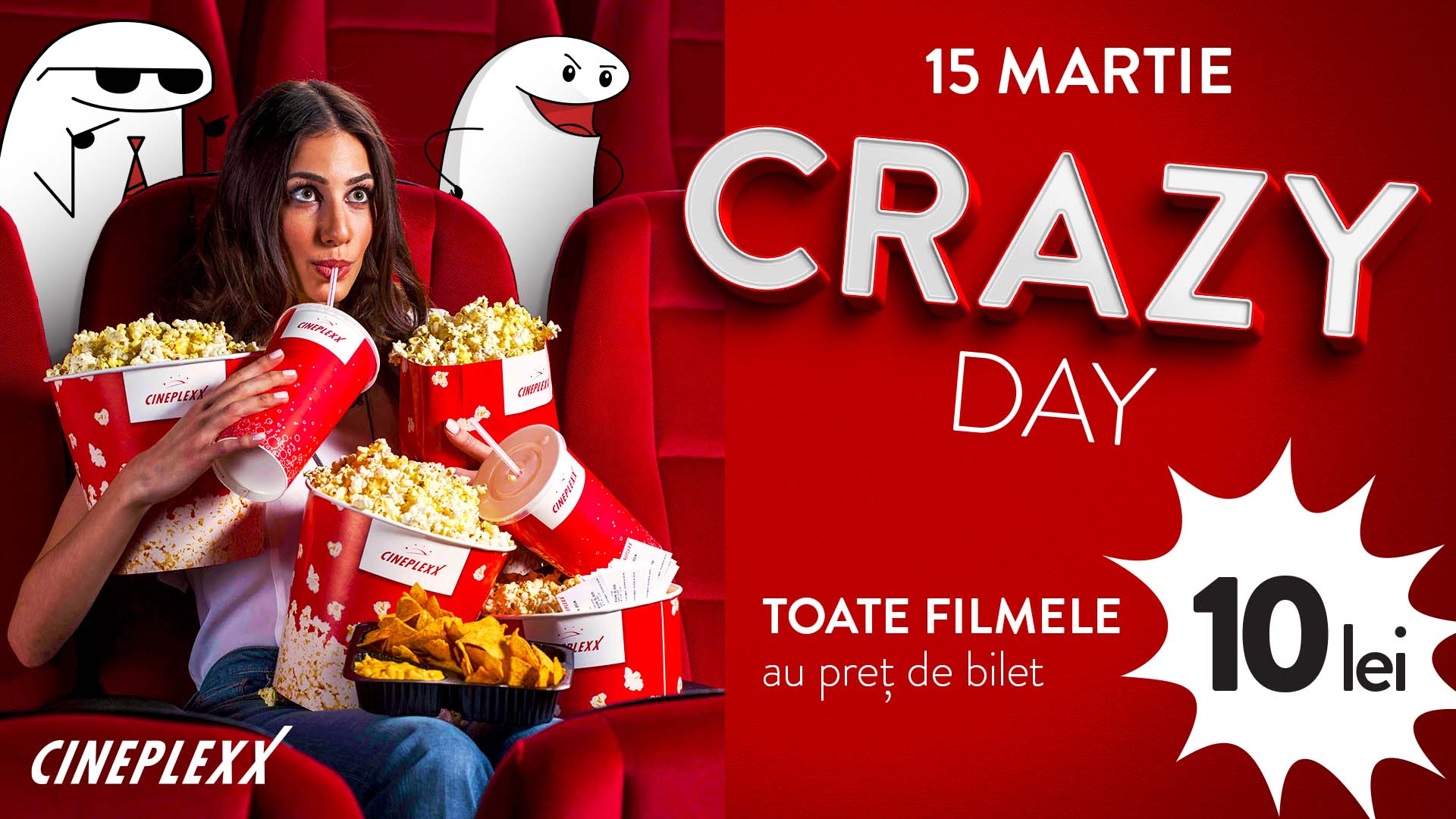 Crazy Day revine la Cineplexx!