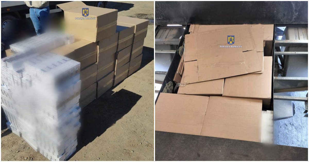 FOTO. Unde și-a ascuns un șofer sătmărean marfa de contrabandă. Polițiștii l-au reținut după ce l-au tras pe dreapta