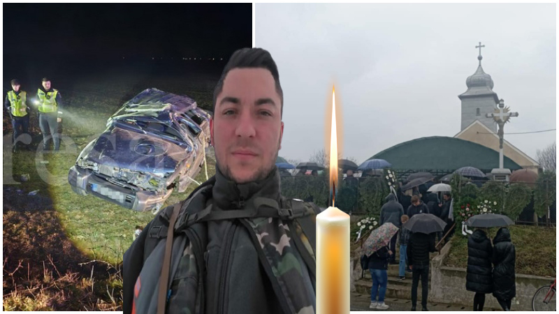 FOTO. Daniel, tânărul decedat în tragicul accident, condus pe ultimul drum. Odihnă veșnică!