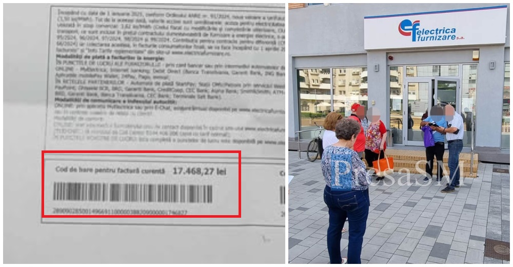 Factură uriașă pentru o pensionară din Satu Mare: Cu pensie de 1.200 de lei să plătească 17.000 de lei!