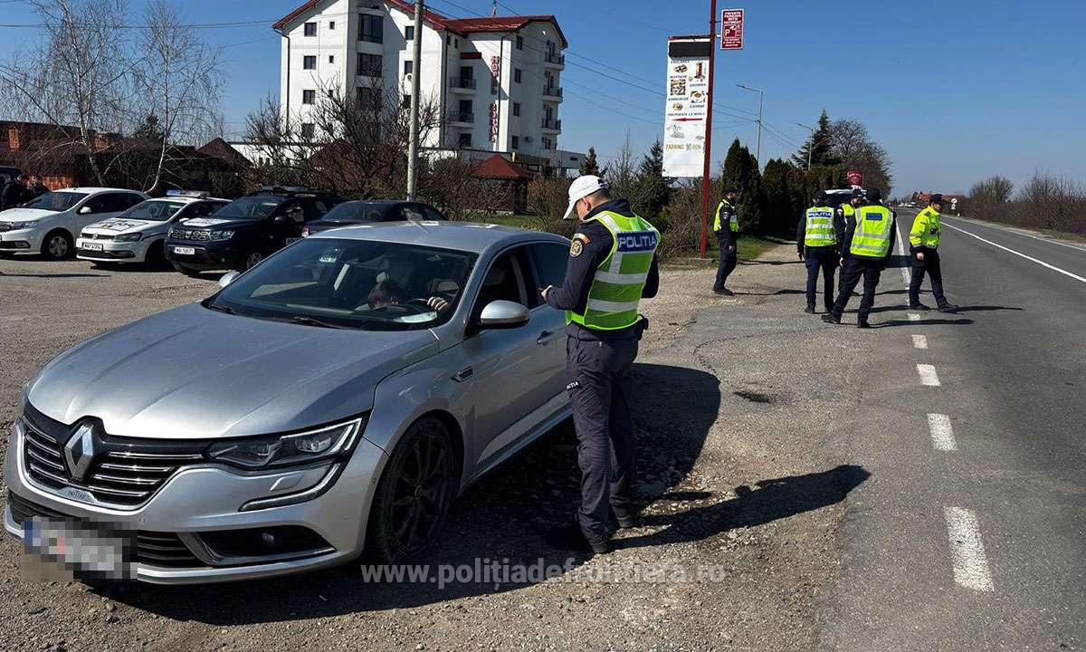 FOTO/VIDEO. Razii ale frontieriștilor sătmăreni pe drumurile spre Petea și Urziceni. S-a lăsat cu dosare penale