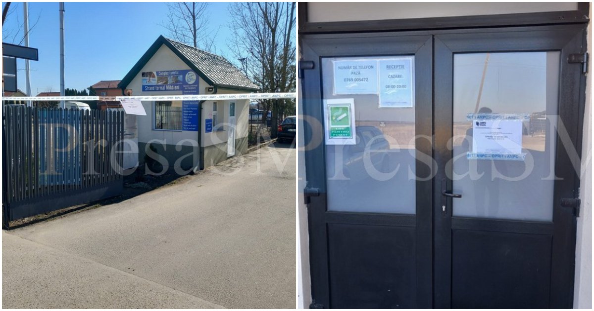 FOTO. Ștrand din județul Satu Mare, închis în urma unui control de la Protecția Consumatorilor. Care este motivul