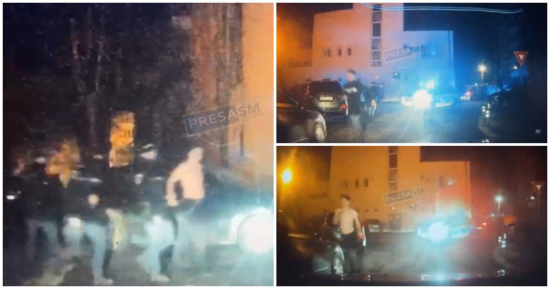 VIDEO. Urmărire ca-n filme prin Micro 16! Un individ agresiv, imobilizat de poliție după mai multe altercații