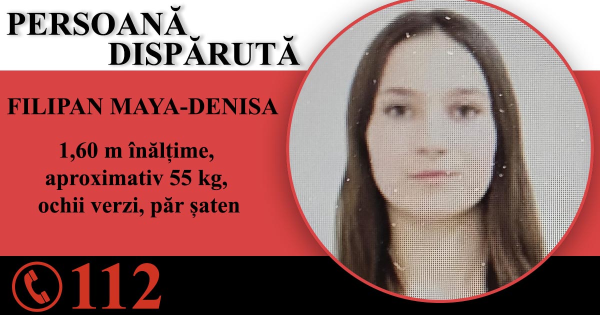Tânără din Satu Mare, dată dispărută. Polițiștii vă cer ajutorul