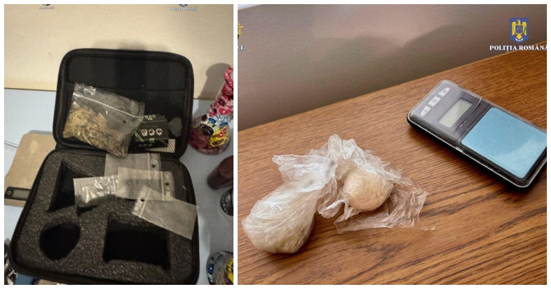 FOTO/VIDEO. Gașcă de tineri, transformați într-o grupare de traficanți în Satu Mare. Percheziții pe bandă rulantă
