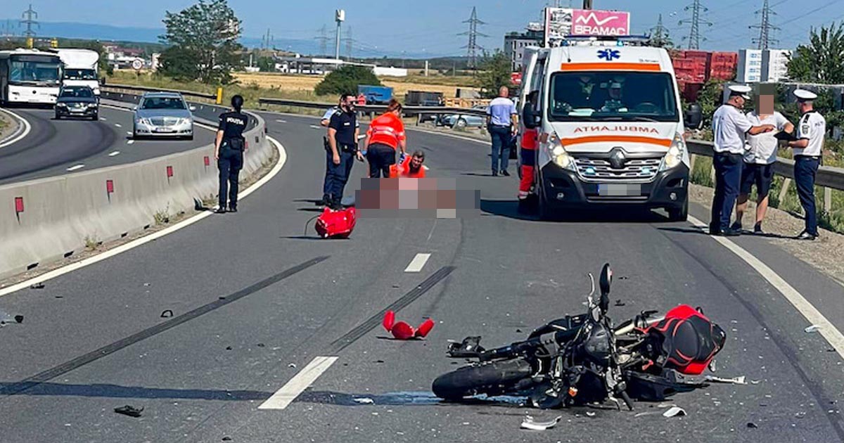 Accident pe centura veche de ocolire a Sătmarului. Un tânăr a ajuns la spital