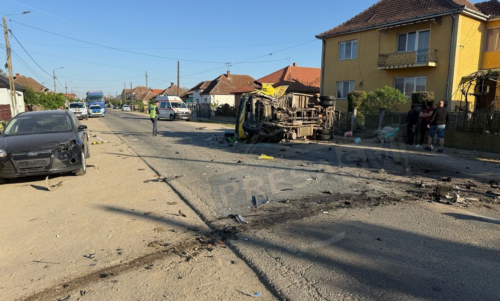 FOTO. Cum s-a produs accidentul în lanț, cu 3 victime, de astăzi. Poliția explică