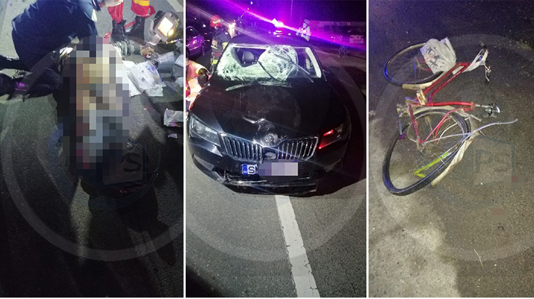 FOTO/VIDEO. Accident mortal în Negrești-Oaș: tânăr de 20 de ani scapă de închisoare după ce a ucis un biciclist