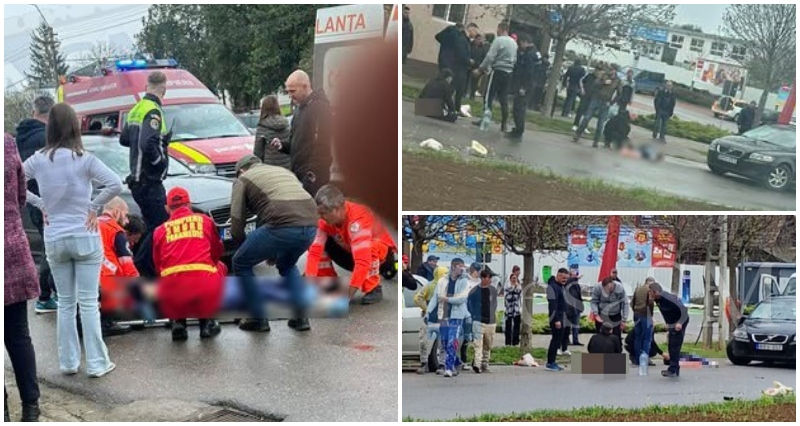 FOTO. Doi frați (21 și 15 ani) loviți în plin pe trecerea de pietoni! Poliția explică cum s-a produs