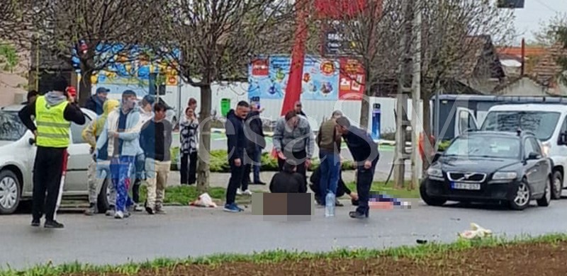 FOTO. Accident grav pe trecerea de pietoni din Tășnad: Doi frați loviți, o persoană în stare critică