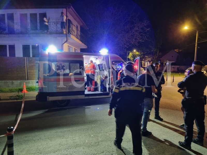 FOTO/VIDEO. Paște însângerat în Satu Mare. Un individ a atacat mai multe persoane cu un cuțit