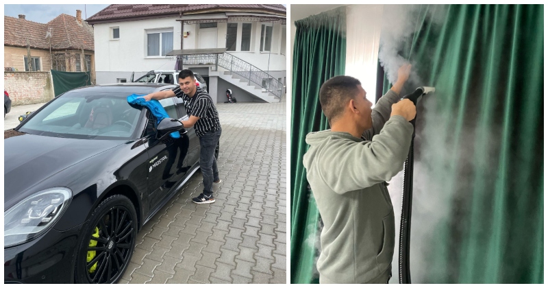 FOTO. Un tânăr orfan din Satu Mare și-a învins destinul! A dezvoltat o afacere care îi ajută pe alți copii nevoiași