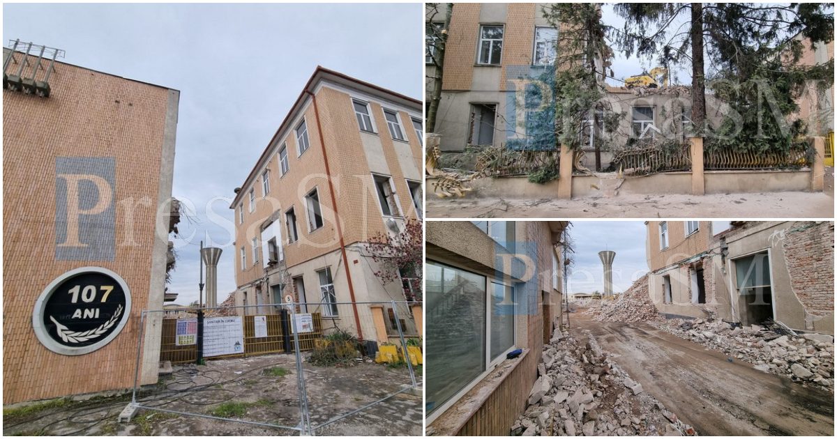 FOTO/VIDEO. Se dărâmă UNIO Satu Mare și se construiește un super centru comercial cu Kaufland, Lidl și Leroy Merlin