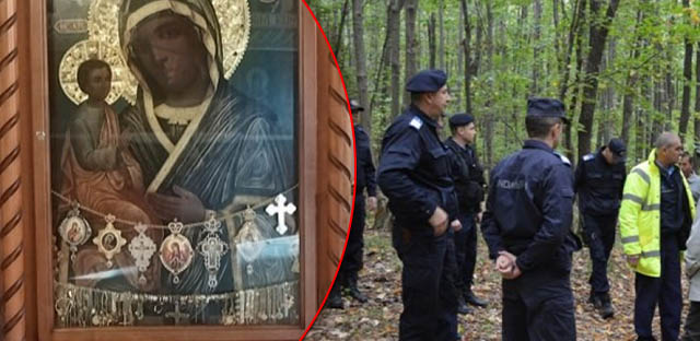 Focuri de armă într-o pădure din județul vecin. Hoții care au furat bijuteriile dintr-o mănăstire, prinși după o lună de polițiști